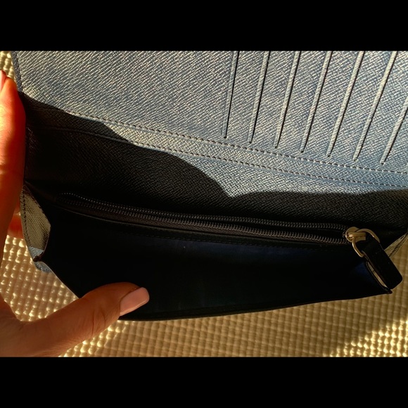 Celine long blue wallet - Picture 7 of 14